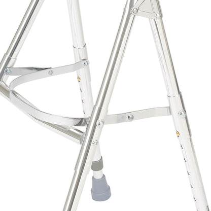 drive™ Hemi Aluminum Side Step Folding Walker, 29.5 – 37 Inch Height