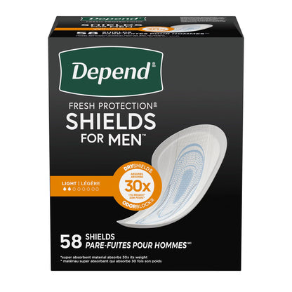 Depend® Shields for Men Light Bladder Control Pad