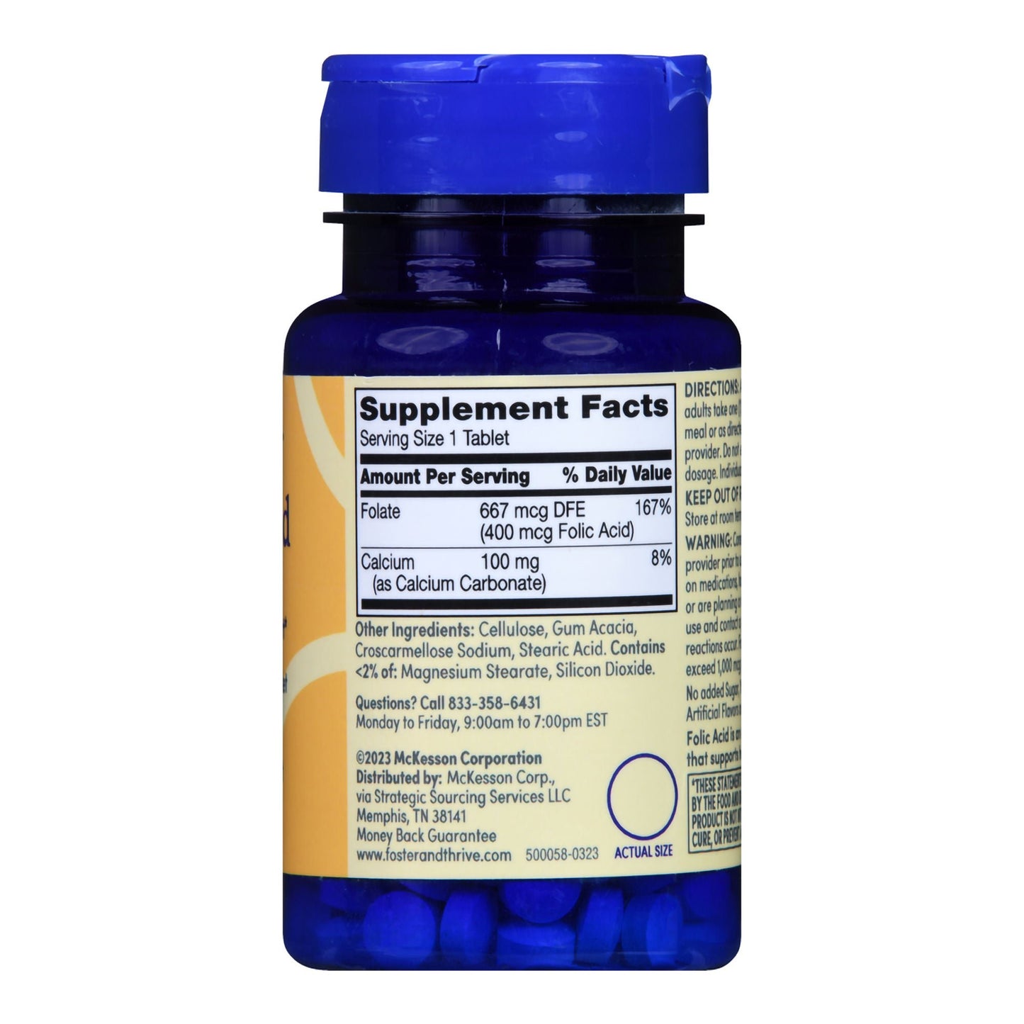 Foster & Thrive™ 400 mcg Folic Acid Tablets