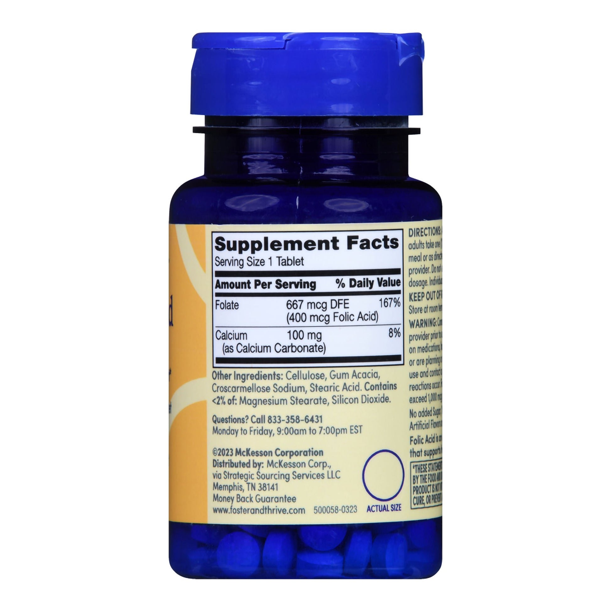 Foster & Thrive™ 400 mcg Folic Acid Tablets