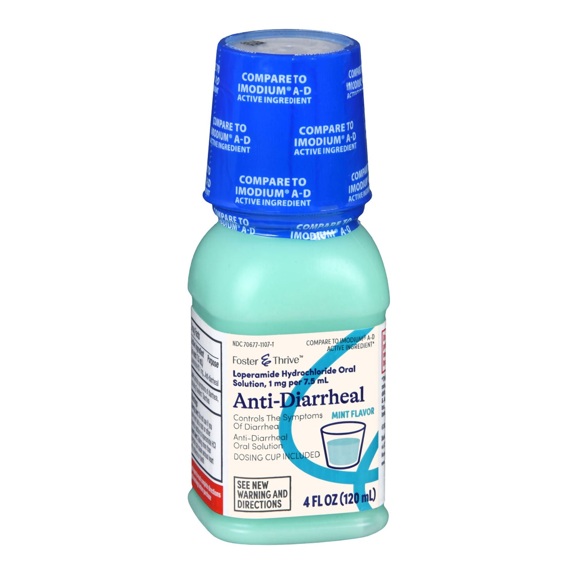 Foster & Thrive™ Anti-Diarrheal 1 mg per 7.5 mL Loperamide Oral Solution, Mint
