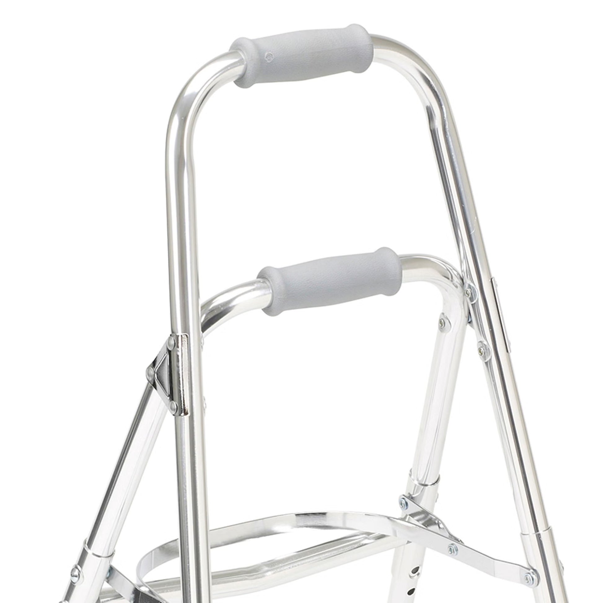 drive™ Hemi Aluminum Side Step Folding Walker, 29.5 – 37 Inch Height