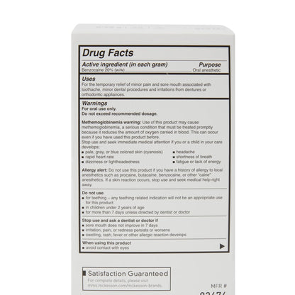 McKesson Benzocaine Oral Pain Relief