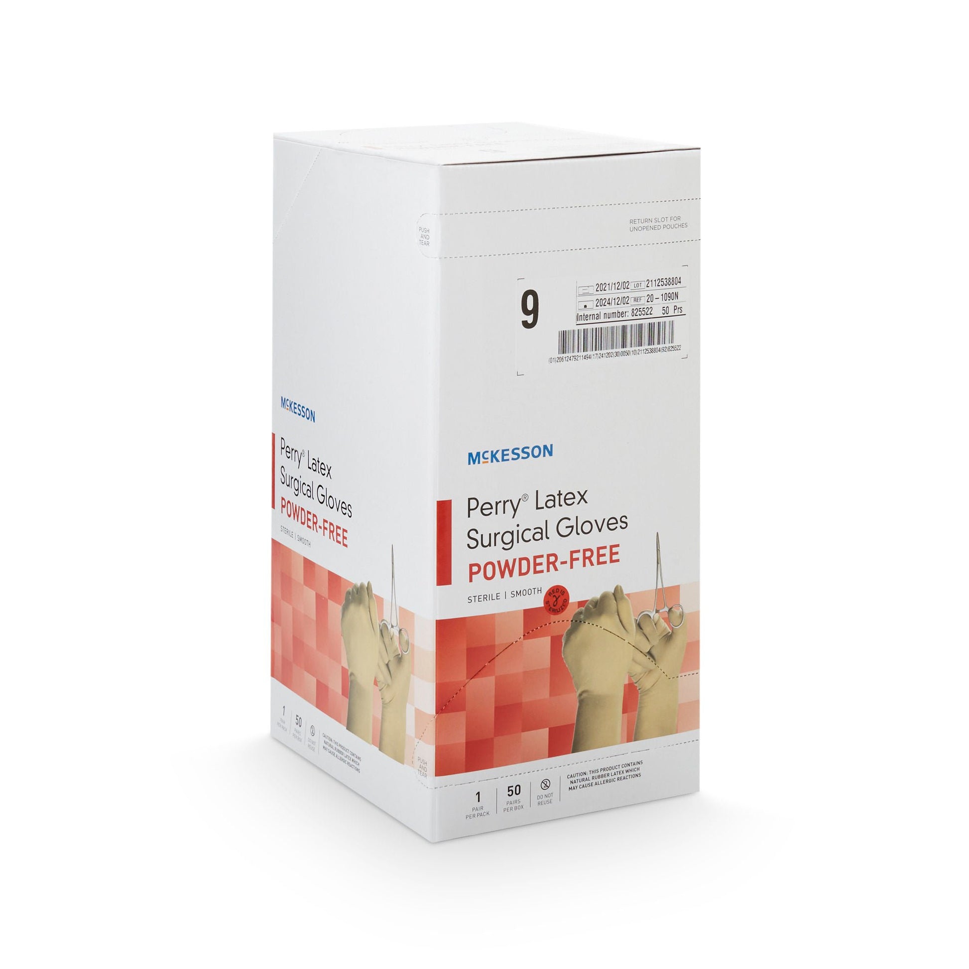 McKesson Perry® Performance Plus Surgical Glove, Size 9, Cream