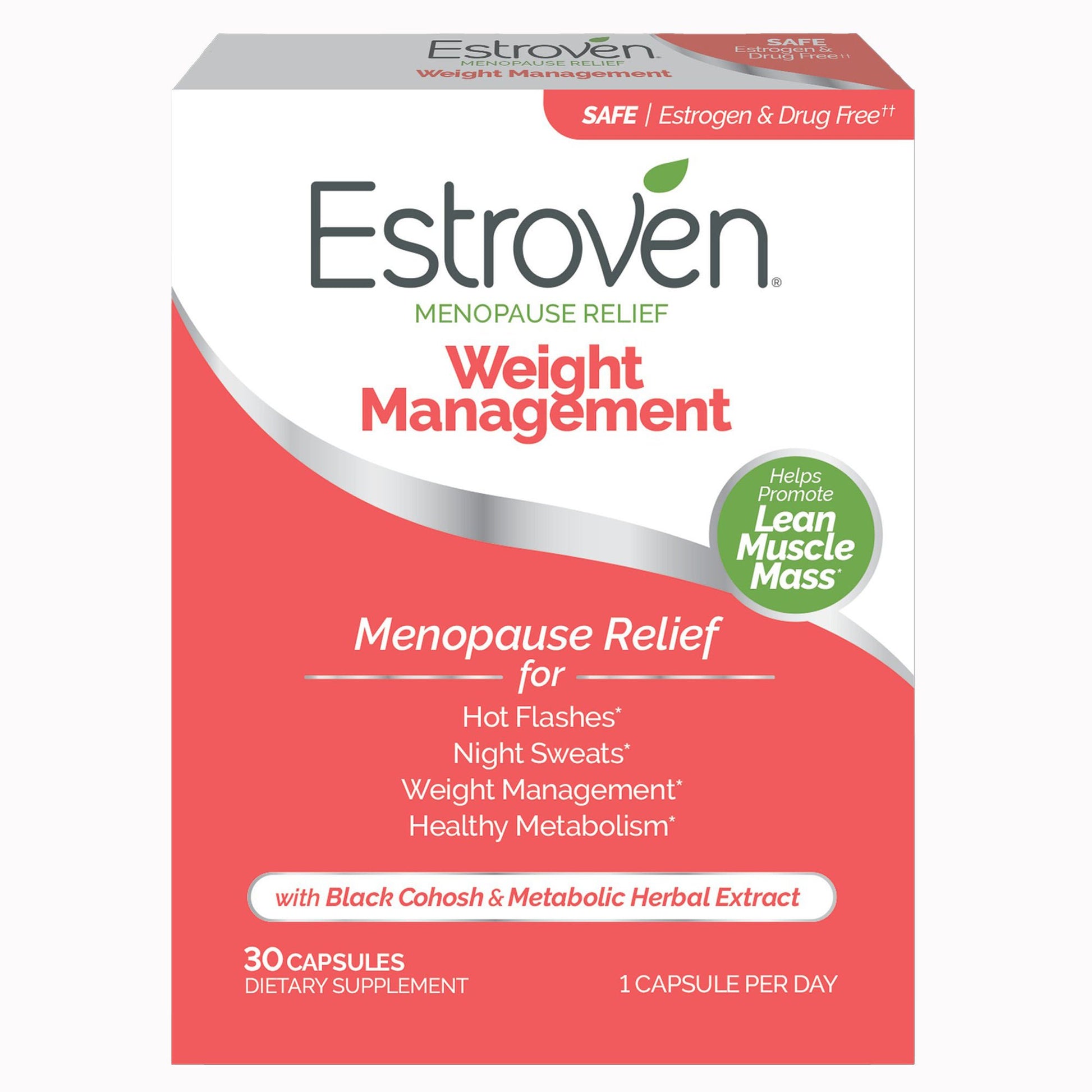Estroven® Once Daily Menopause Relief Weight Management Capsules