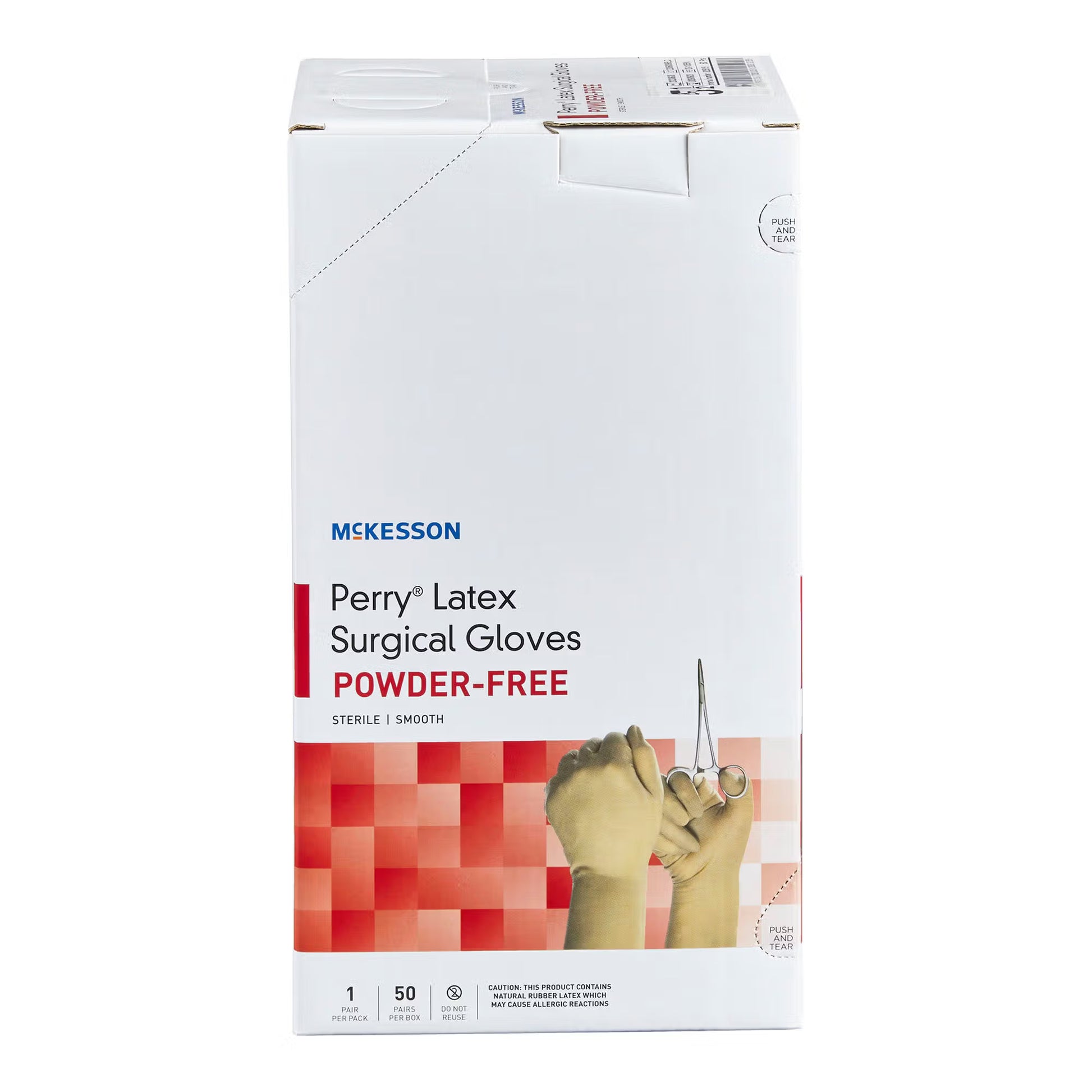 McKesson Perry® Performance Plus Surgical Glove, Size 5.5, Cream