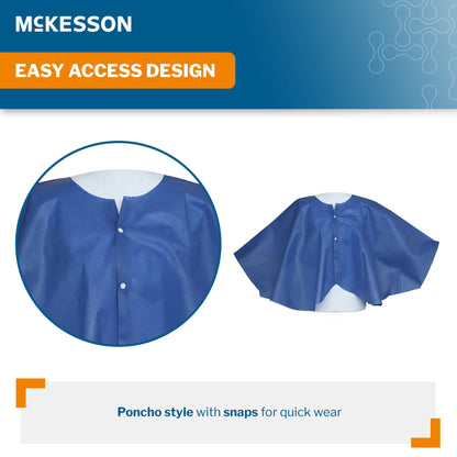 McKesson Poncho Exam Cape, 4X-Large, 48 x 45 Inch