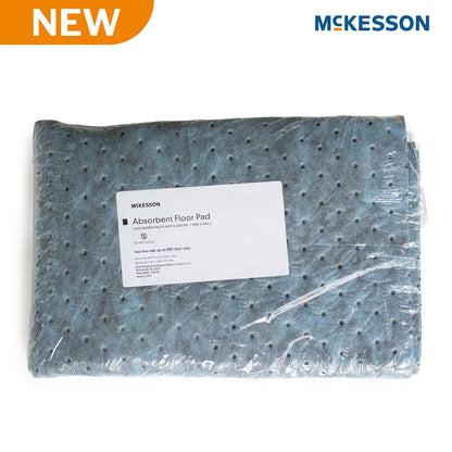 Anti-Static Anti-Fatigue Floor Mat McKesson 32 Inch X 46 Foot Light Absorbency Blue Spunbond / Melt-Blown Polypropylene