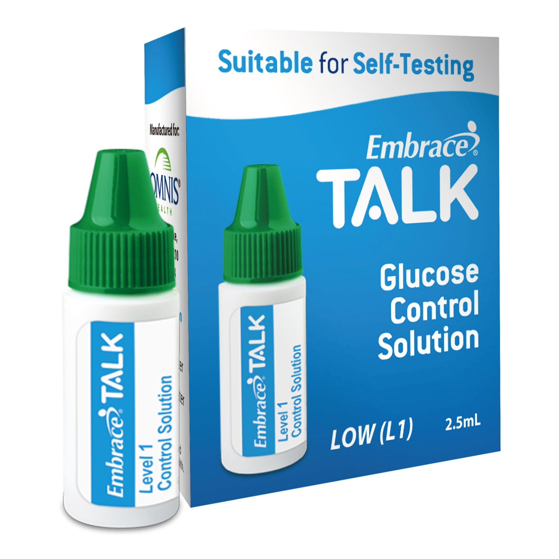 Embrace® Talk Control Solution for use with Embrace Talk Blood Glucose Monitor