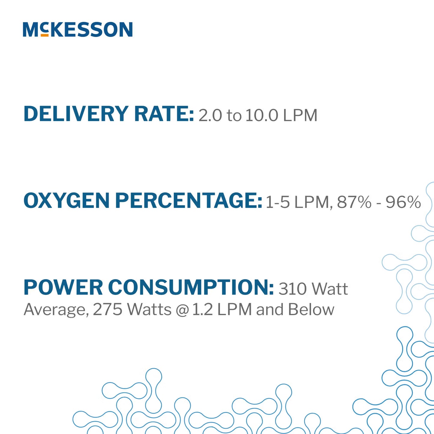 McKesson 5-Liter Compact Concentrator with Oxygen Sensing Device