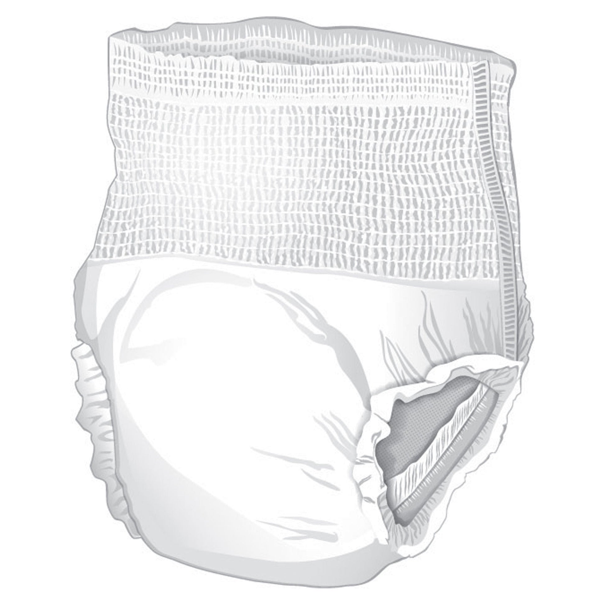 McKesson Classic Light Absorbency Incontinence Underwear, Extra Large
