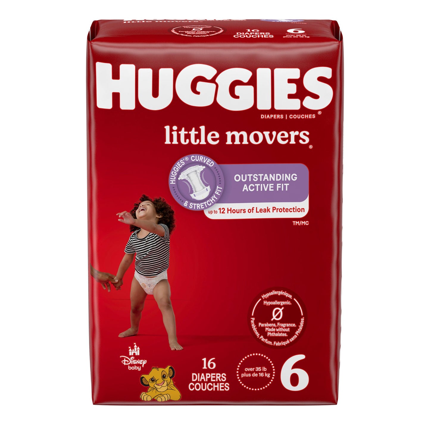 Huggies® Little Movers® Diaper, Size 6