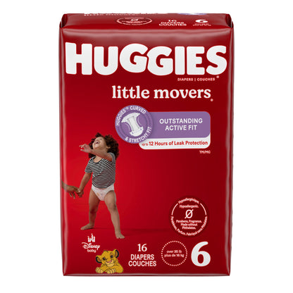 Huggies® Little Movers® Diaper, Size 6