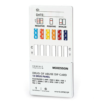 McKesson Consult™ 12-Drug Panel with Adulterants Drugs of Abuse Test Kit