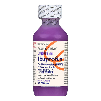 Foster & Thrive™ Children's Ibuprofen Oral Suspension Grape