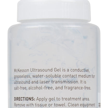 McKesson Ultrasound Gel, Clear, 250 mL Bottle, Ultrasound and Laser Transmission