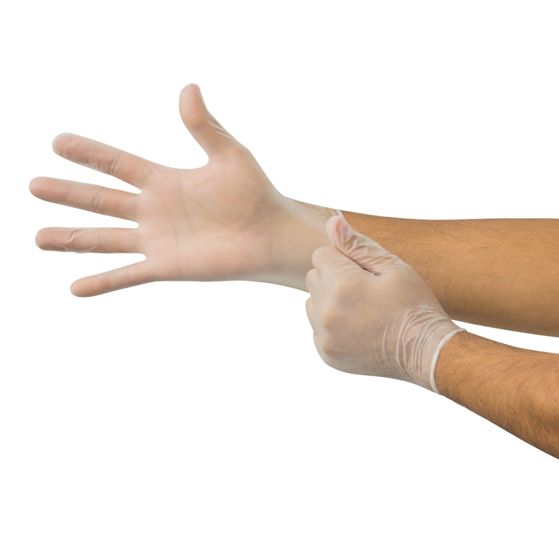 Derma Free™ Vinyl Exam Glove, Extra Large, Clear