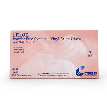 Trilon® Vinyl Exam Glove, Small, Clear
