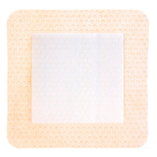 ComfortFoam™ Bordered Foam Wound Dressing w/ Soft Silicone Adhesive, 6 x 8 Inch