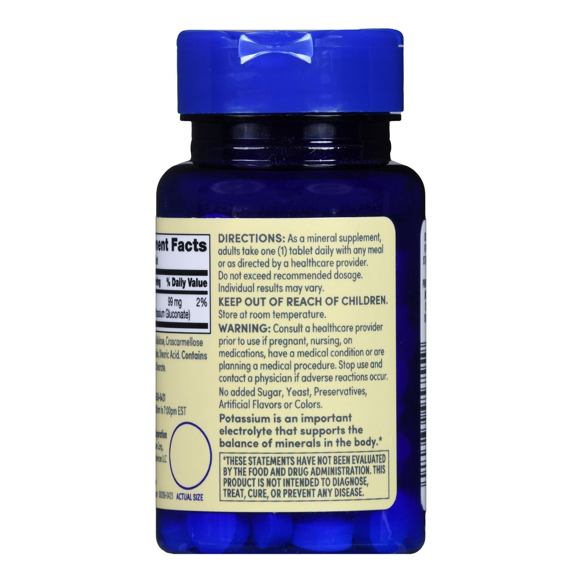 Foster & Thrive™ Potassium Gluconate 595 mg Tablets