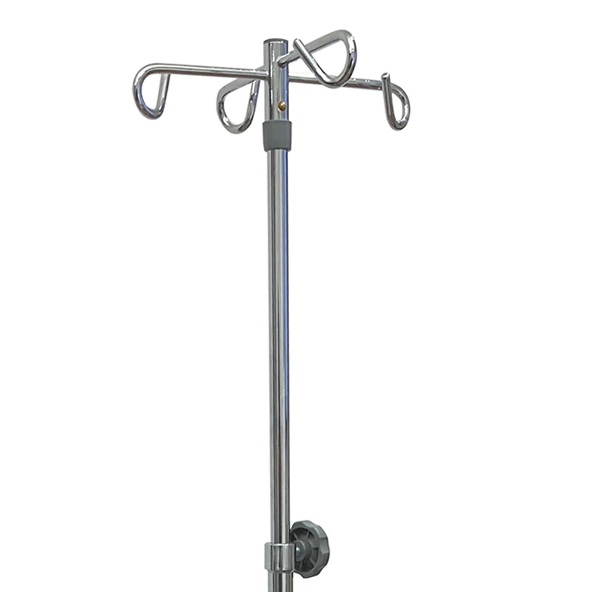 IV Stand Floor Stand 4 Hooks 5 Legs with Casters