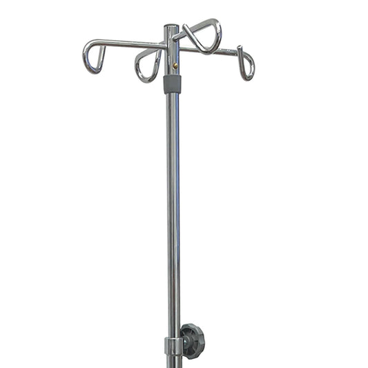 IV Stand Floor Stand 4 Hooks 5 Legs with Casters