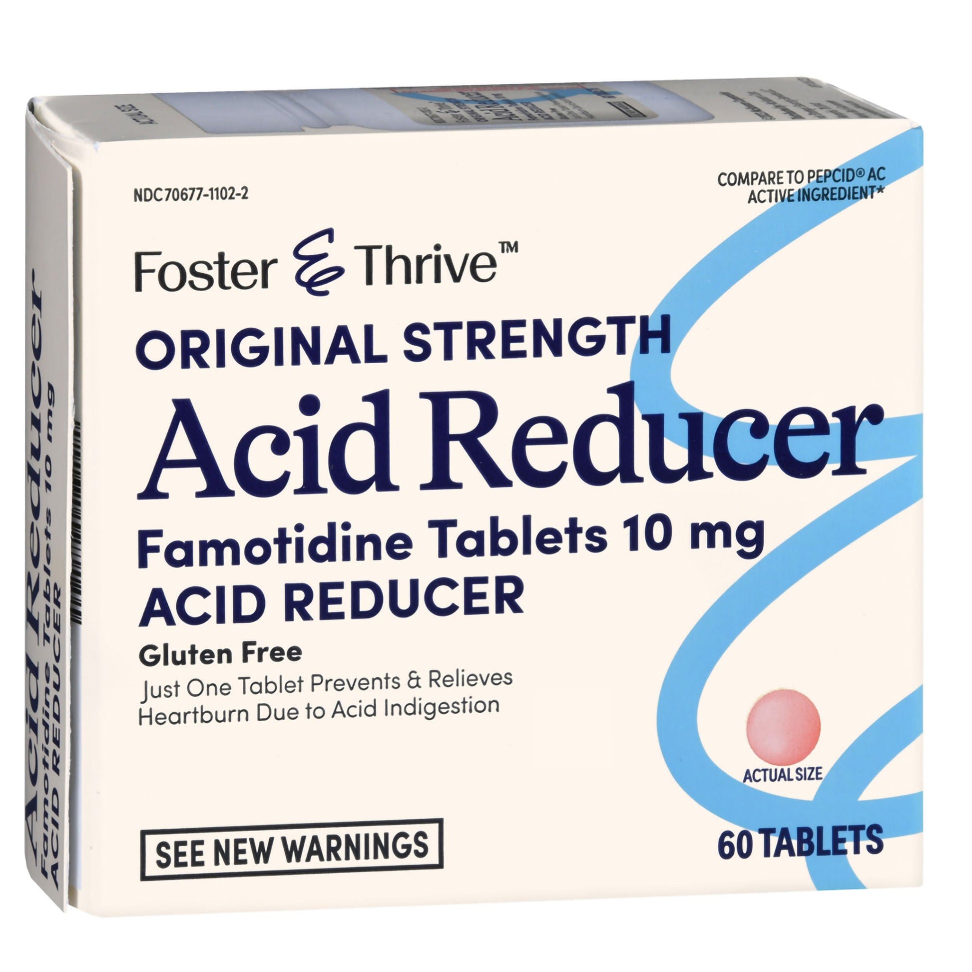 Foster & Thrive™ Original Strength Acid Reducer Famotidine Tablets 10 mg