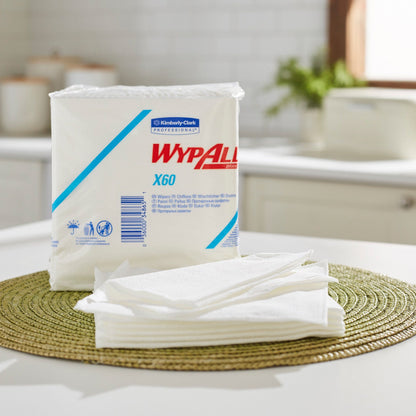 WypAll® X60 Task Wipe, Quarter Fold