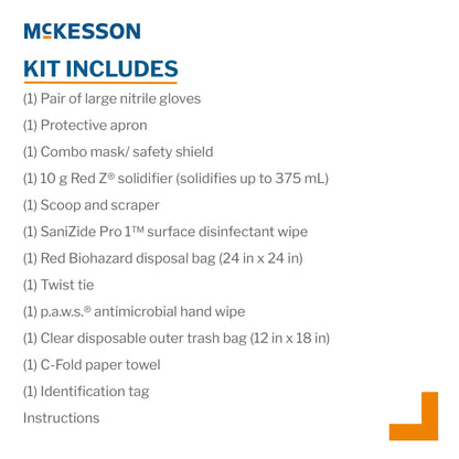 McKesson Universal Precaution Compliance Spill Kit