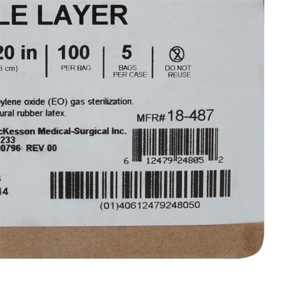 McKesson Single Layer Sterilization Wrap, 20 x 20 Inch