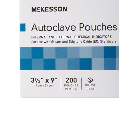 McKesson Sterilization Pouch, 3.5 x 9 Inch