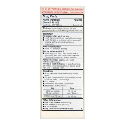 Thrive & Foster™ Guaifenesin Cold and Cough Relief