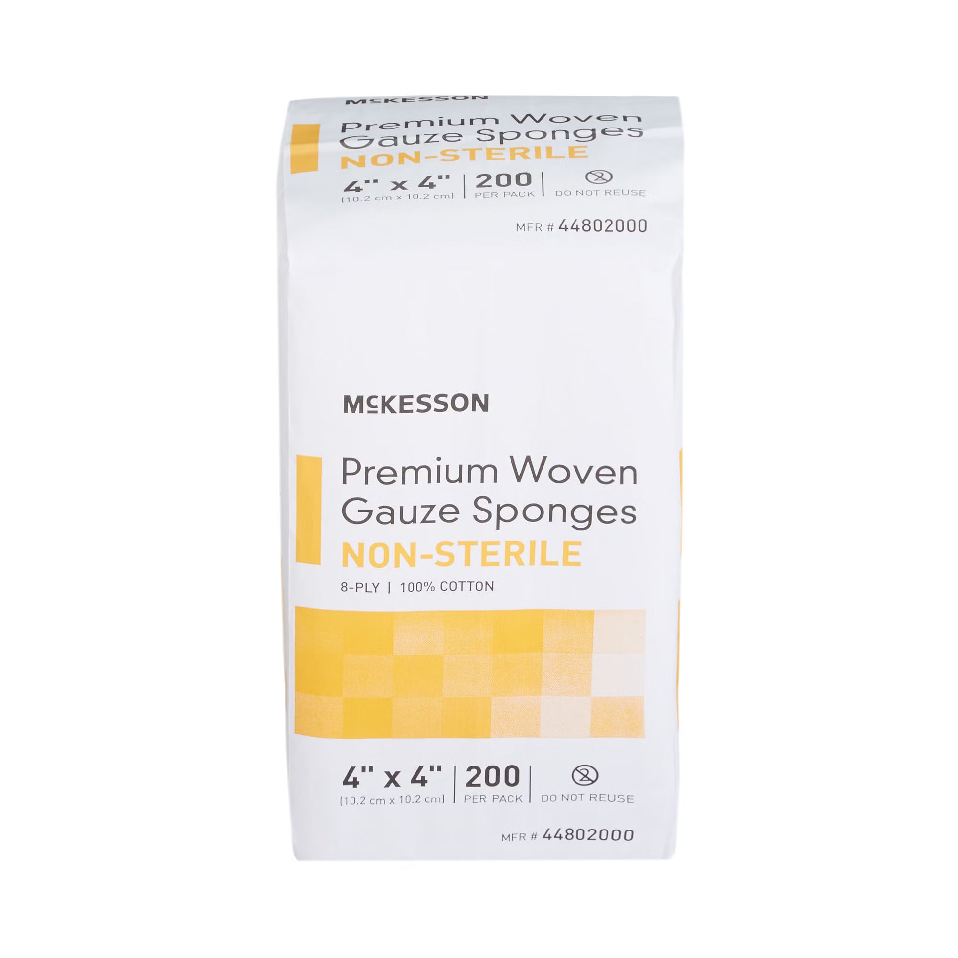 McKesson Gauze Sponge, 4 x 4 Inch, Eight Ply