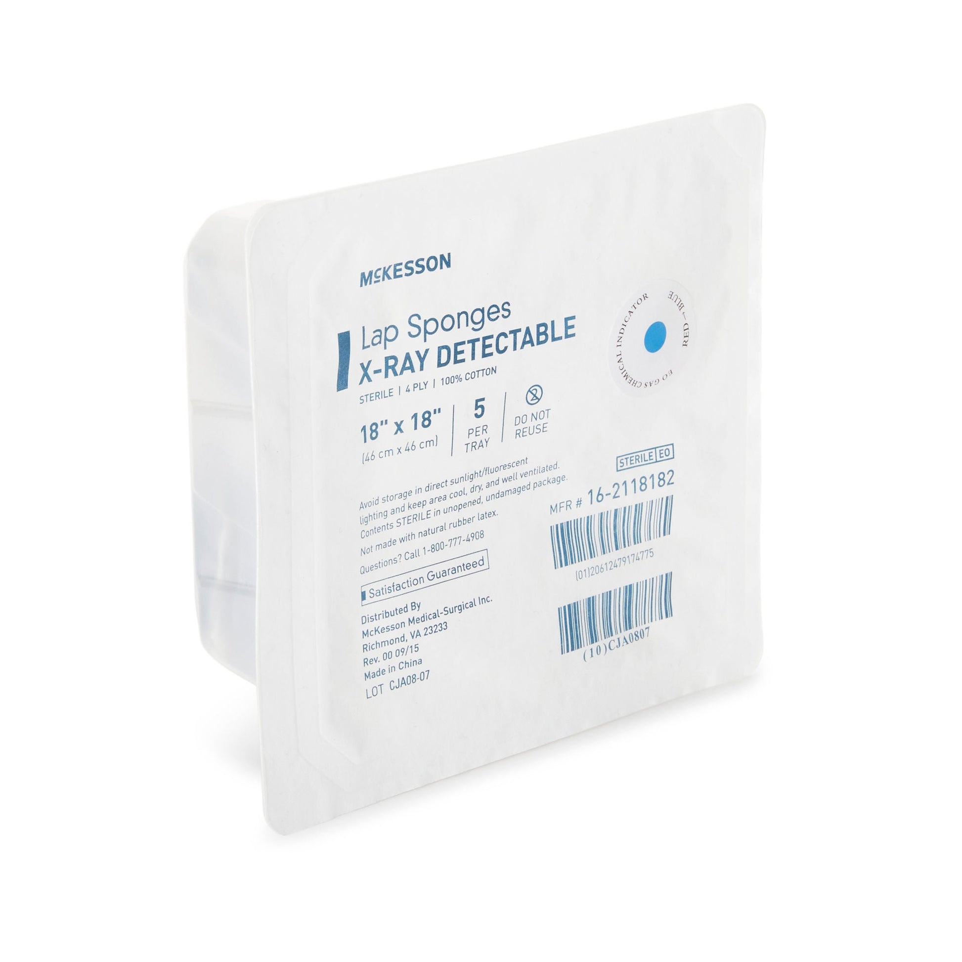 McKesson Laparotomy Sponge, 18 x 18 Inch
