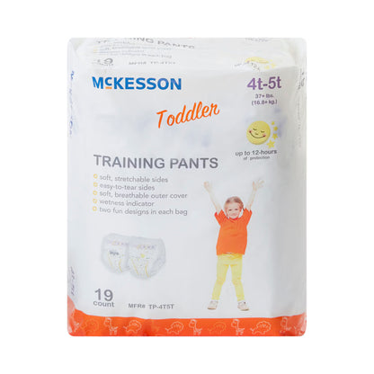 McKesson Toddler Training Pants, 4T to 5T for Children weighing 37+ lbs.