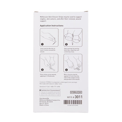 McKesson Skin Closure Reinforced Strip, 1 X 5 Inch
