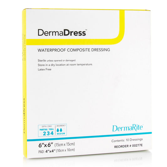 DermaDress® Composite Dressing, 6 x 6 inch