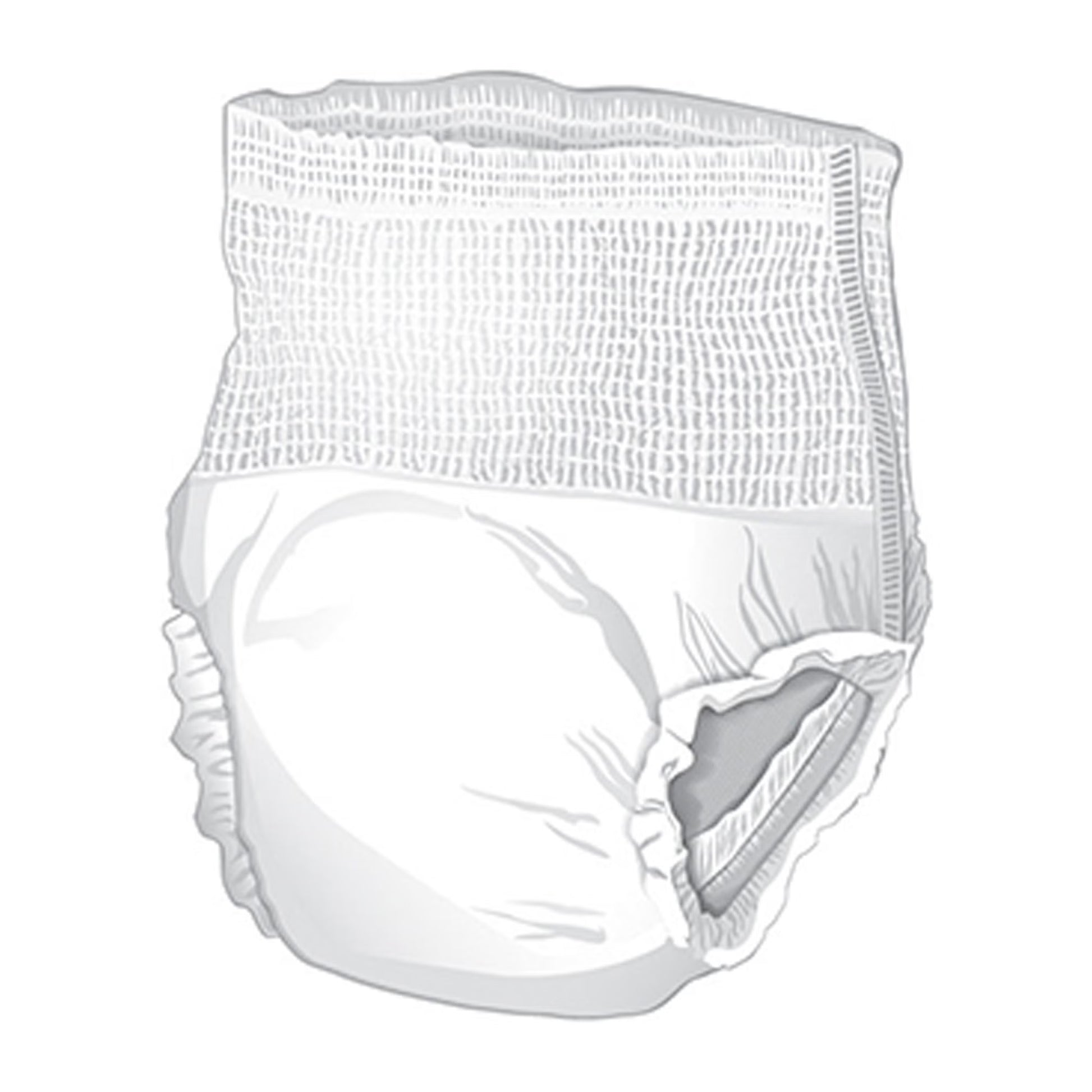 McKesson Ultimate Heavy Absorbency Incontinence Underwear, Large