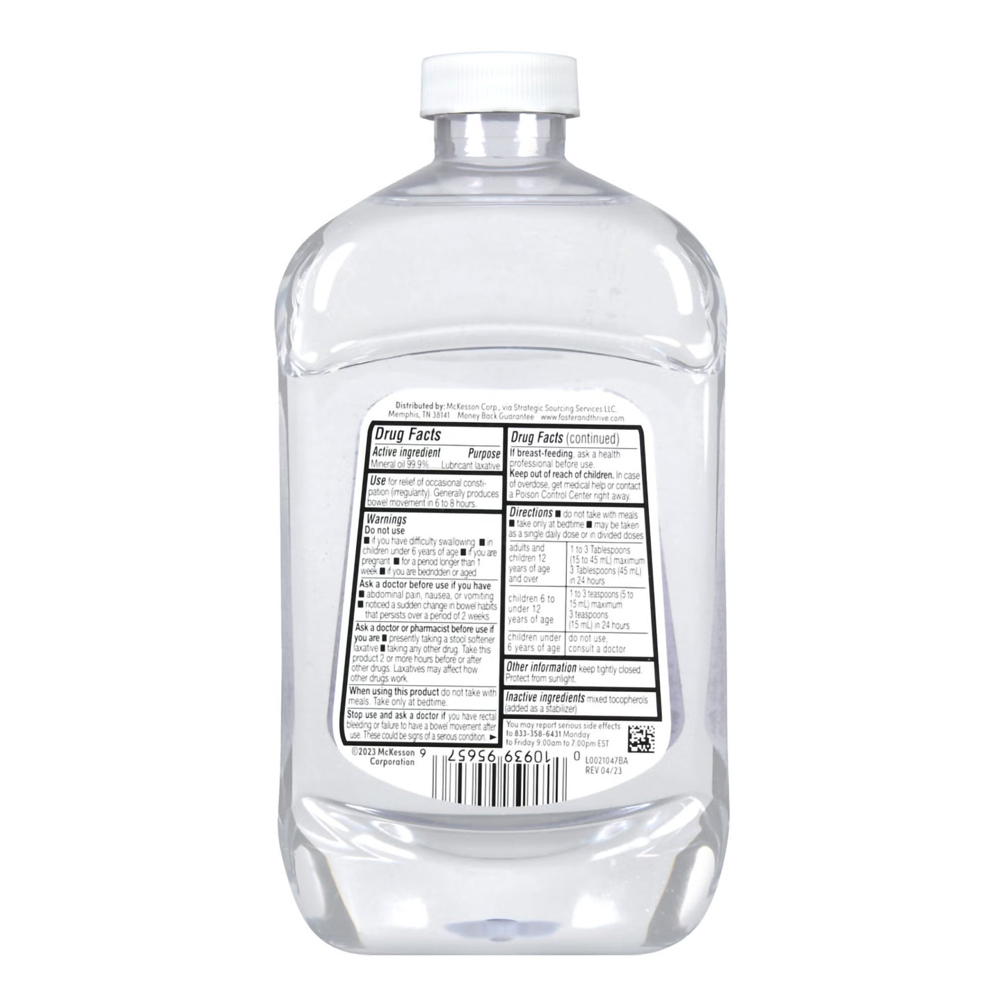 Foster & Thrive™ Mineral Oil Laxative, 16-ounce Bottle