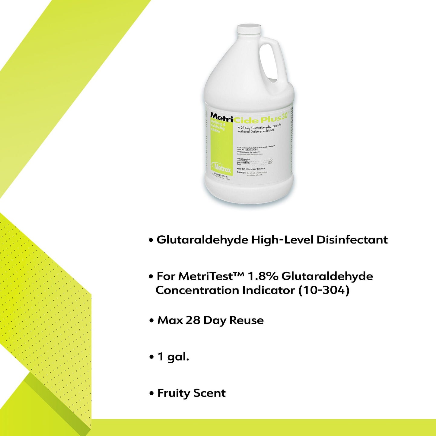 MetriCide Plus 30® Glutaraldehyde High Level Disinfectant