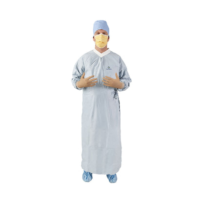 Aero Chrome Surgical Gown with Towel, X-Large