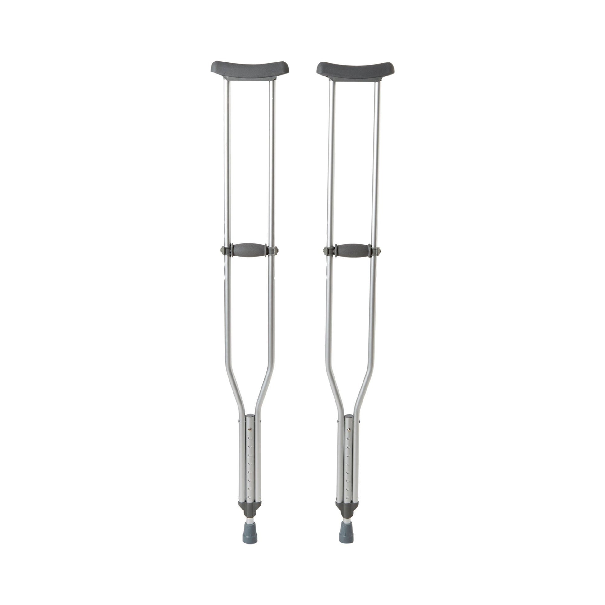 McKesson Underarm Crutches for Adults 5'10" – 6'6"