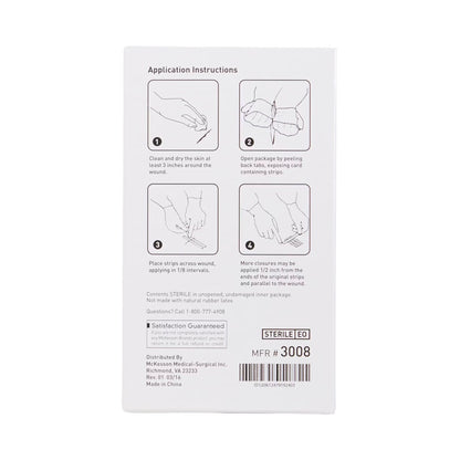 McKesson Skin Closure Reinforced Strip, 0.25 x 1.5 Inch