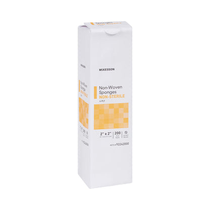 McKesson Nonwoven Sponge, 2 x 2 Inch, Four Ply