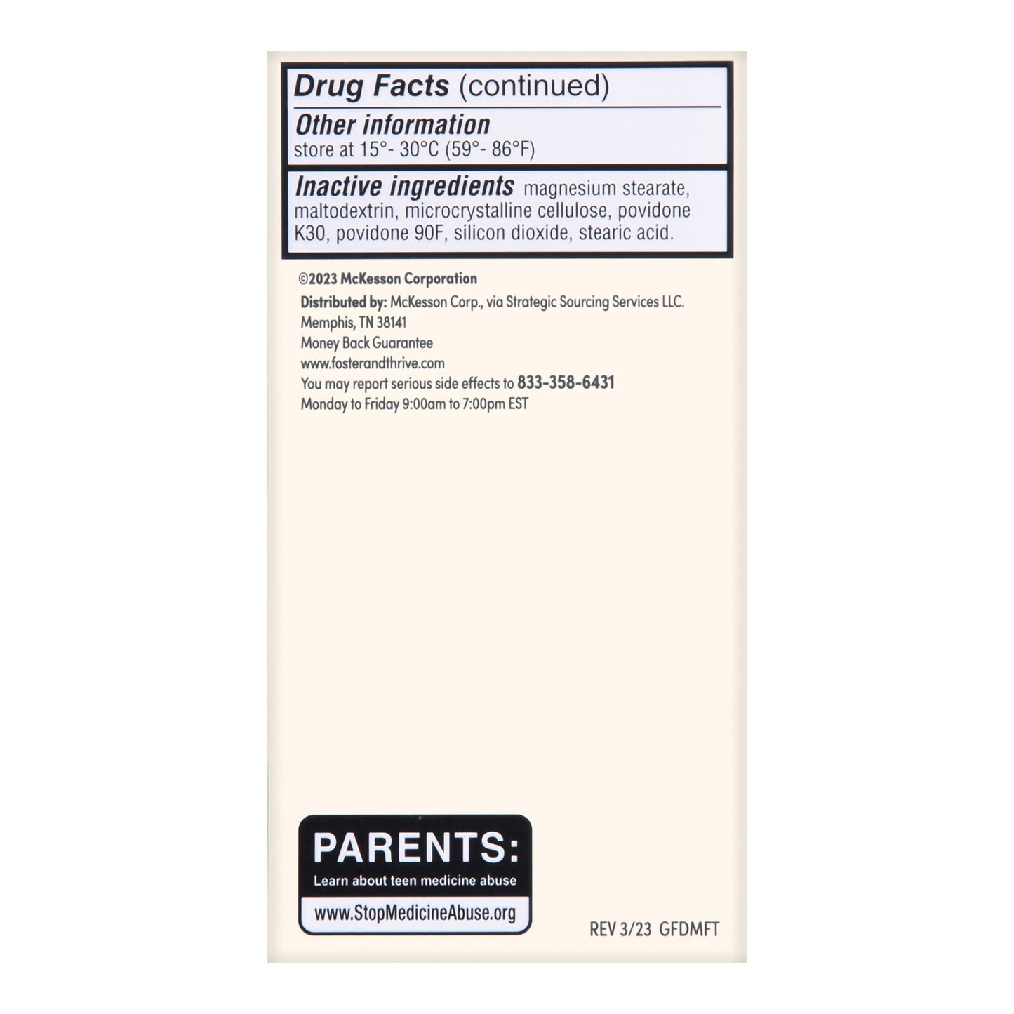 Thrive & Foster™ Chest Congestion Relief DM Guaifenesin Dextromethorphan Caplets