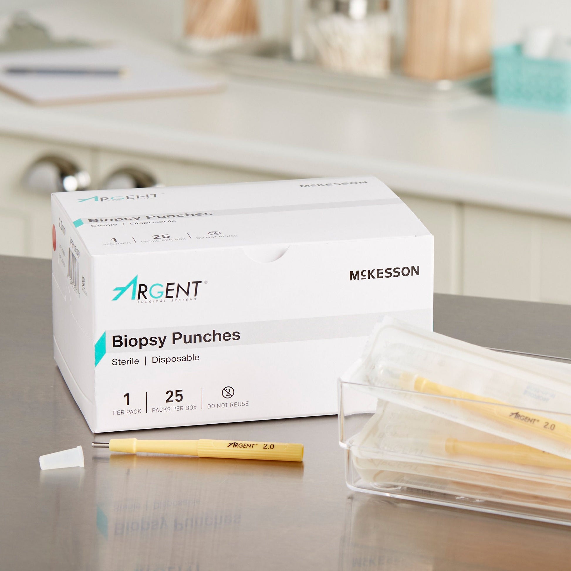 McKesson Argent™ Disposable Biopsy Punches, 2.0 mm