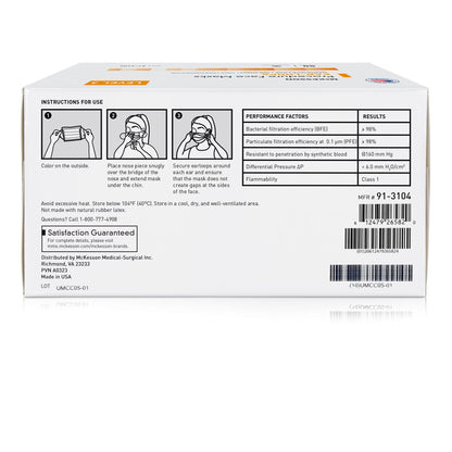 McKesson Procedure Masks, ASTM Level 3