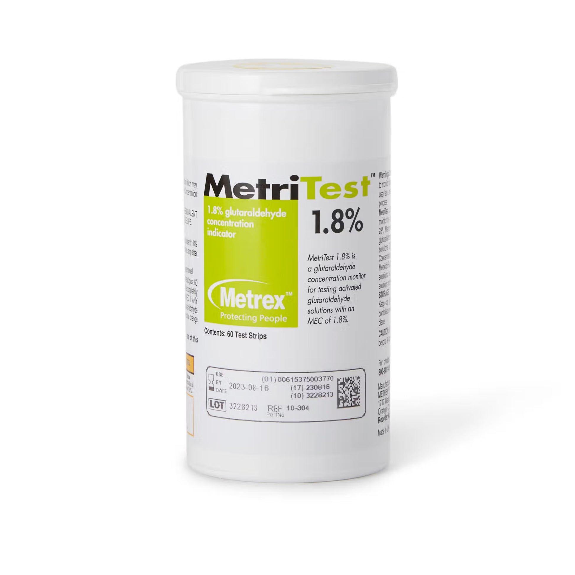 MetriTest™ 1.8% Glutaraldehyde Concentration Indicator
