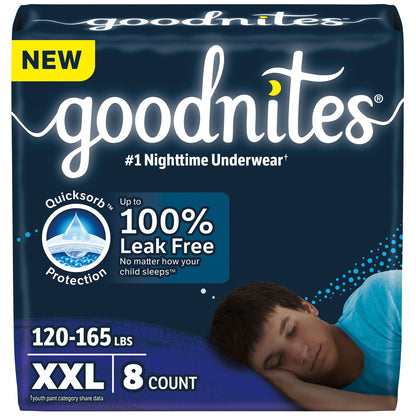 GoodNites® Nighttime Underwear for Boys, 2X-Large