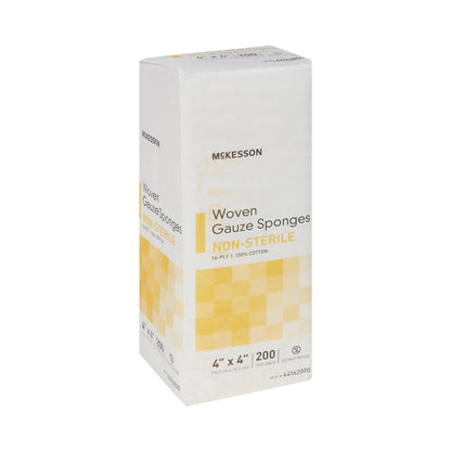 McKesson Gauze Sponge, 4 x 4 Inch, 16-Ply
